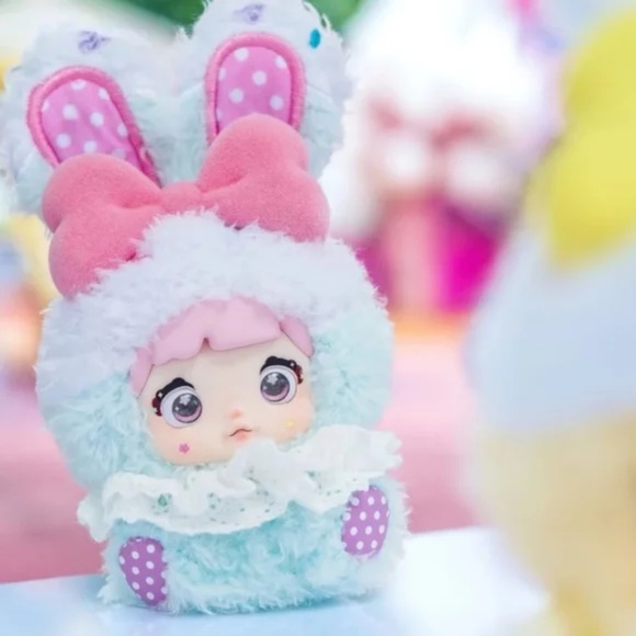 Nommi Baby Sweetheart Bunny - Frost Creme - New - Picture 9 of 9